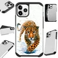 thumbnail image 1 of Compatible with iPhone 12 Pro Max Hybrid Fusion Guard Phone Case Cover (Walking Leopard), 1 of 1