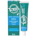 thumbnail image 1 of Tom’s of Maine Simply White Fluoride Free Toothpaste, Peppermint, 85mL, 1 of 10