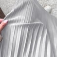 thumbnail image 5 of Maxi Skirts for Women High Waisted Elastic Long Floral Skirt Women Casual Summer Large Solid Elastic Waist Flax A-line Ankle Skirt Ndbuld,White, 5 of 5