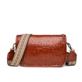thumbnail image 3 of Bolso bandolera de piel sintética de alta calidad para mujer, bolso de mano vintage de piel encerada con aceite, bolso de mensajero pequeño para mujer 2023, 3 of 5