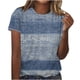 thumbnail image 2 of Fiudx Ofertas Del Día Camiseta de Manga Corta con Cuello Redondo y Estampado Retro para Mujer, 2 of 4