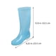 thumbnail image 4 of BRIGHTFUFU 1 par de botas de lluvia transparentes para mujer, botas de lluvia altas, botas de lluvia prácticas, 4 of 8