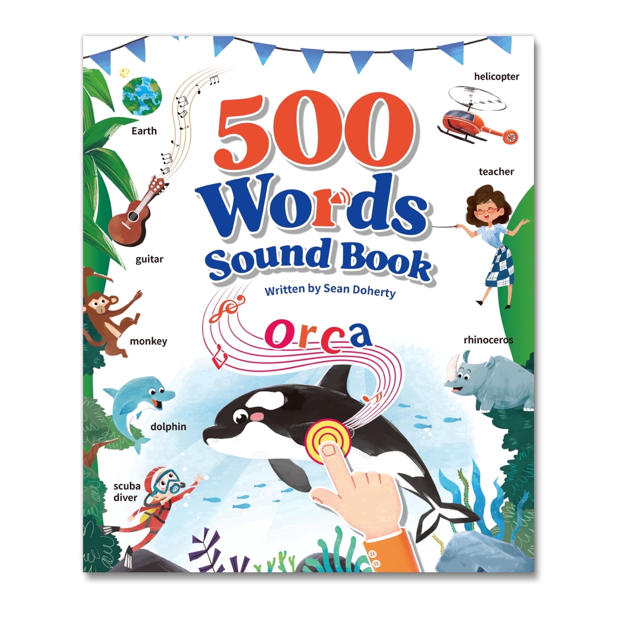 Timetome 500 Words Sound Book for Kids Ages 3-8 23 Learning Themes Interactive Touch and Sound Educational Toy USB-C Rechargeable