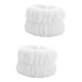 thumbnail image 1 of Muñequeras para lavado de cara, correas elásticas ajustables suaves para niñas, deportes, cuidado de la piel Blanco Jinwen Lavado de correas de pulseras, 1 of 3