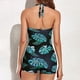 thumbnail image 4 of Elegante conjunto de bikini estampado sin mangas de una pieza para mujer Traje de baño Push-Up Traje de baño acolchado Traje de baño Ropa de playa OAVQHLG3B Store  lin121212, 4 of 4