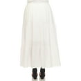 thumbnail image 3 of White Mark Jupe Longue Plissée Taille Haute pour Femme, 3 of 6