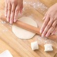 thumbnail image 4 of 25/30/50CM 3-Pack Solid Wood Wooden Rolling Pin Dough Utensil Kitchen, 4 of 5