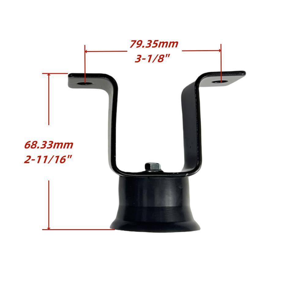2PCS Rubber Feet Support with Bolts & Nuts for 8" IN. Wheel – Compatible with Westinghouse Non-Inverter Generator WGen3600DF WGen3600v 3600c 3600cv WGen5300DF WGen5300DFv 5300DFcv 5300DFc WGen5300s