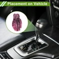 thumbnail image 3 of Funda para Palanca de Cambios Unique Bargains Car Shift Knob Hoodie Negro Rosa Poliéster 6.3"x5.12" 1 Pc Impresión Digital, 3 of 6