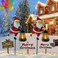 thumbnail image 2 of MOQIN Christmas Outdoor Yard Signs Decorations, LED Solar Metal Garden Stake Lights with Joy for Lawn Front Door Garden Home Farmhouse Porch Outside Christmas Decor (Santa Claus), 2 of 3
