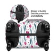 thumbnail image 4 of Daiia Tulips Flowers Luggage Cover, Thickened Washable Travel Luggage Covers, Elastic Unique Baggage Covers for 18-20 inch Luggage-Small, 4 of 9