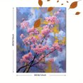 thumbnail image 3 of Pink Cherry Blossom Spring Branch Canvas Print Wall Art for Living Room Bedroom Office Cafe, 3 of 8