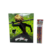 Miraculous Ladybug Folder & 6 pk Pencil