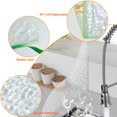 thumbnail image 4 of Shower Splash Guard, 2 Pack Bathtub Shower Water Splash Guards Silicone Bathtub Splash Guard Self-Adhesive Waterproof Shower Guards to Keep Water in Shower - Style 2, 4 of 5
