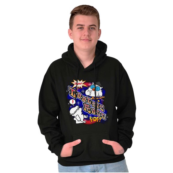 Airbrushed Tootsie Roll Pop Crunch Unisex Plus Size Hoodie Brisco Brands 2X