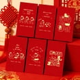 thumbnail image 1 of BotaniNest Enveloppe Rouge à Thème Cheval pour Célébrations de l'Année et Fortune, 1 of 5