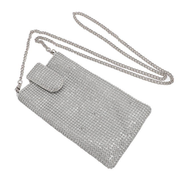 Bolso De Mano De Noche, Pequeño Bolso De Noche Desmontable Para Mujer, Atractivo Diamante De Moda Para Fiesta