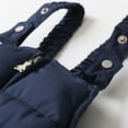 thumbnail image 6 of Baby Toddler Boys Girls Winter Warm Snow Pants Zip Up Bib Overalls Adjustable Snowsuit, 6 of 9