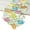 Easter Eggs, variant on Current Easter Egg Table Runner - 72 inch, Easter Table Linen Décor, Embroidered, Machine Wash