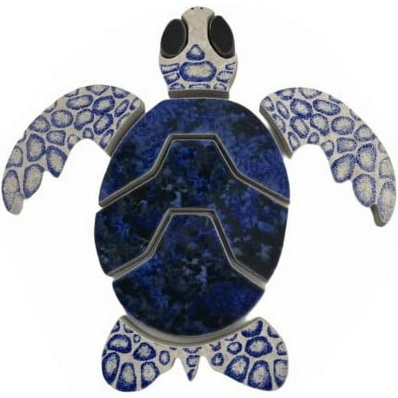 Aquatic Custom Tile Small Blue Sea Turtle Porcelain Swimming Pool Mosaic (6 inches)