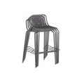 thumbnail image 4 of Brant House - Tabouret de Bar Extérieur Cyprès - Gris Foncé (Lot de 2), 4 of 7