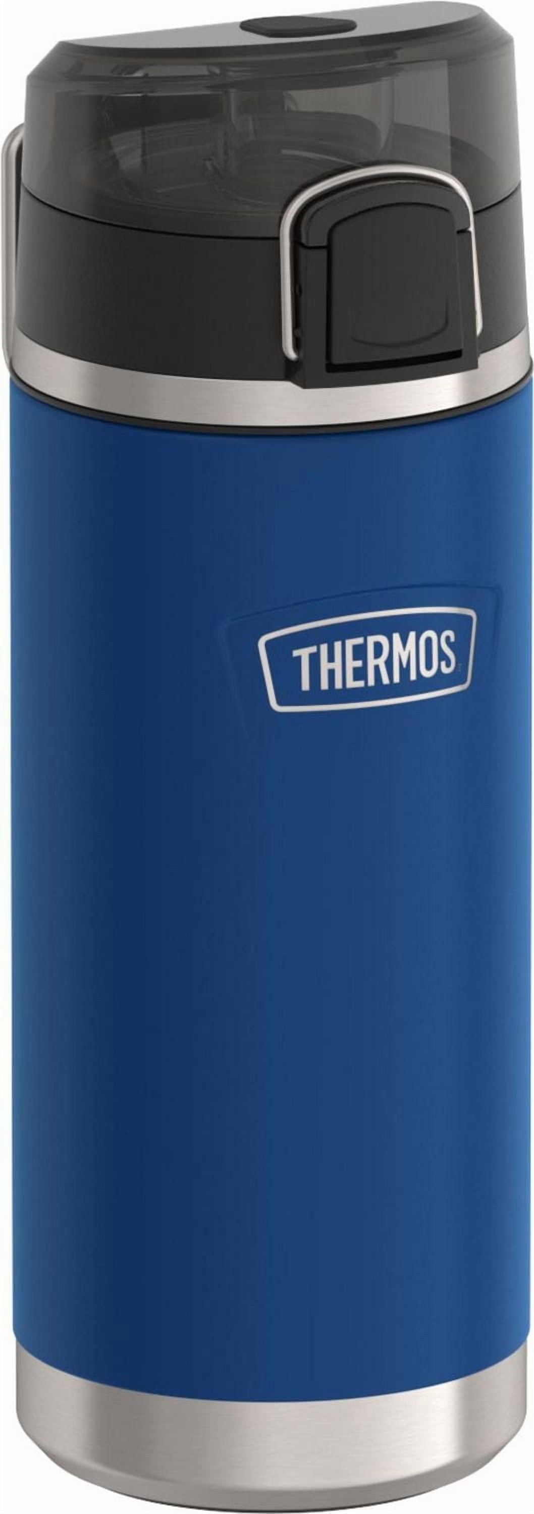 Thermos ICON 18 Oz Vacuum Insulated Stainless Steel Water Bottle with Spout Lid, Blue