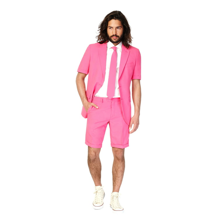 Opposuits OSUM-0005-EU46 Summer Mr. Pink 3 Piece Novelty Occasion Suits for  Men, US Size 36 