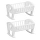 thumbnail image 3 of 2 uds casa de muñecas cuna de plástico miniatura cuna de bebé juguete muñeca cuna cama muñeca cuna modelo para casa de muñecas muebles de dormitorio Accesorios, 3 of 6