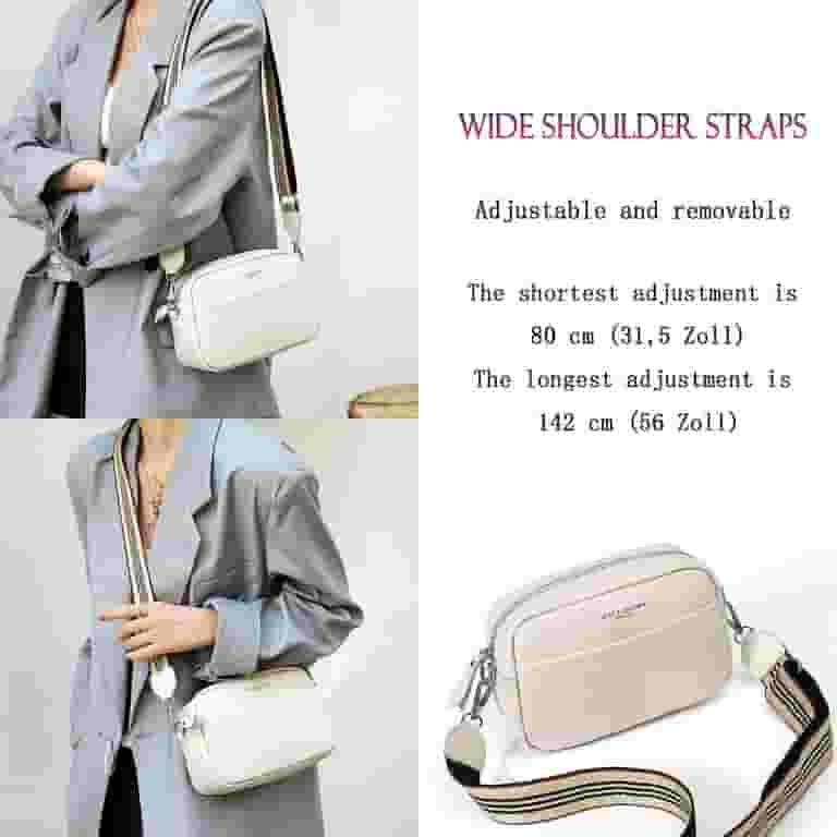 moderne taschen mit breitem schultergurt umhängetasche damen klein