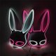 thumbnail image 3 of Máscara de Orejas de conejo LED Sexy, máscaras de conejo luminiscentes, suministros eróticos de Cosplay, fiesta de vacaciones, clubes nocturnos, Año Nuevo, 3 of 5