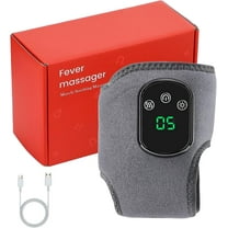 Foot Massager, Foot Revive Massager - 3 in 1 Foot Massager with Heat & Vibration, Wireless Portable Heated Ankle Wrap for Plantar Fasciitis, Neuropathy Pain Relief