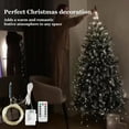 thumbnail image 2 of 2026 Upgrade Cascading Twinkle Lights for Christmas Tree Waterfall Lights, 8 Modes 100-600 Christmas LED Firefly Twinkle String Lights Battery Powered (white Light,1m/3.28ft 20 Strips 200 Lights), 2 of 8