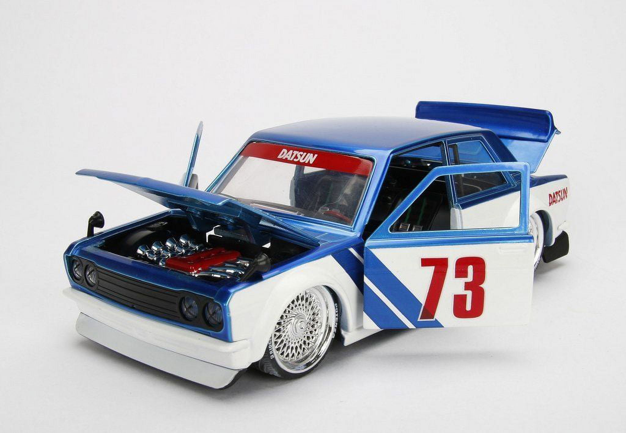 1973 Datsun 510 Widebody #73 Candy Blue and White 