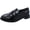 Black, variant on Womens Faux Leather Penny Loafers