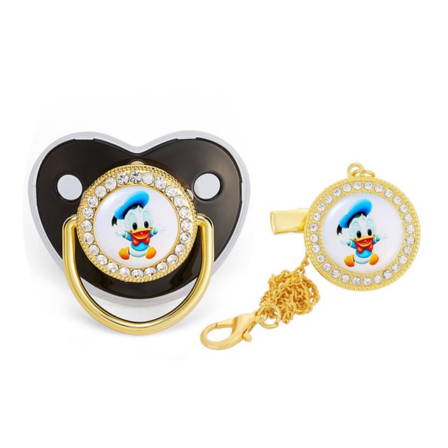 Chupete De Dibujos Animados Donald Duck Series Hot-Selling Pooh Baby Point Drilling Gao Jiahui unisex