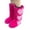 Hot Pink, variant on Women's Boots Furry Knee-High Boots Winter Comfy Plush Warm Snow Boots Fuzzy Outdoor Winter Boots for Christmas Valentine (Pink,9.5)