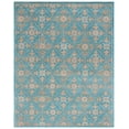 thumbnail image 2 of Safavieh Heritage Adams Damask Wool Area Rug, Turquoise/Multi, 8' x 10', 2 of 12