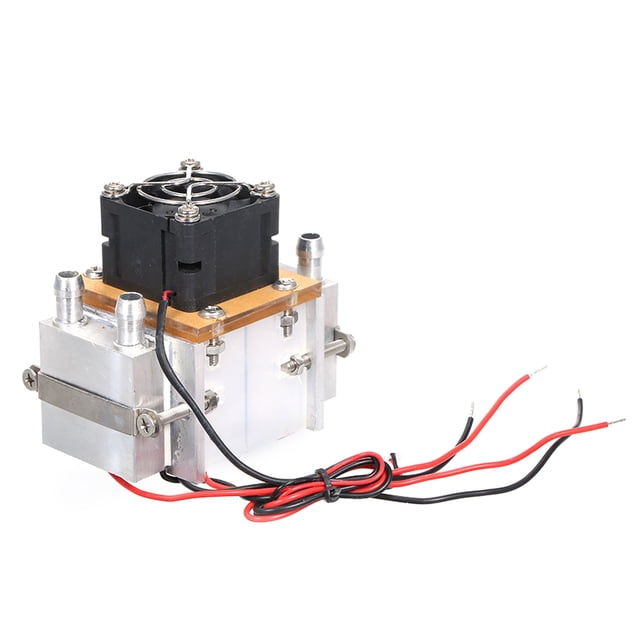 Kit de Réfrigération Semi-Conducteurs 12V - Module de Refroidissement Compact Refroidi par Eau pour Lits pour Animaux, Lits d'Essai et Petits Espaces - Unité de Système de Refroidissement Électronique Portable (Q-107) - 90x80x60mm Mini Air