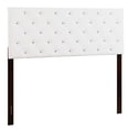 thumbnail image 2 of Glory Furniture Super Nova Faux Leather Upholstered Queen Headboard in White, 2 of 6