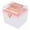 Orange, variant on 2 Layer Clear Plastic Dividing Storage Box with Removable Tray Multipurpose Stationery Storage Box with Handle Portable Sewing Box Art Craft Supply Organizer Home Utility Box