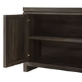 thumbnail image 6 of Walker Edison Modern Sideboard with Adjustable Cabinets, Black Oak, 6 of 18
