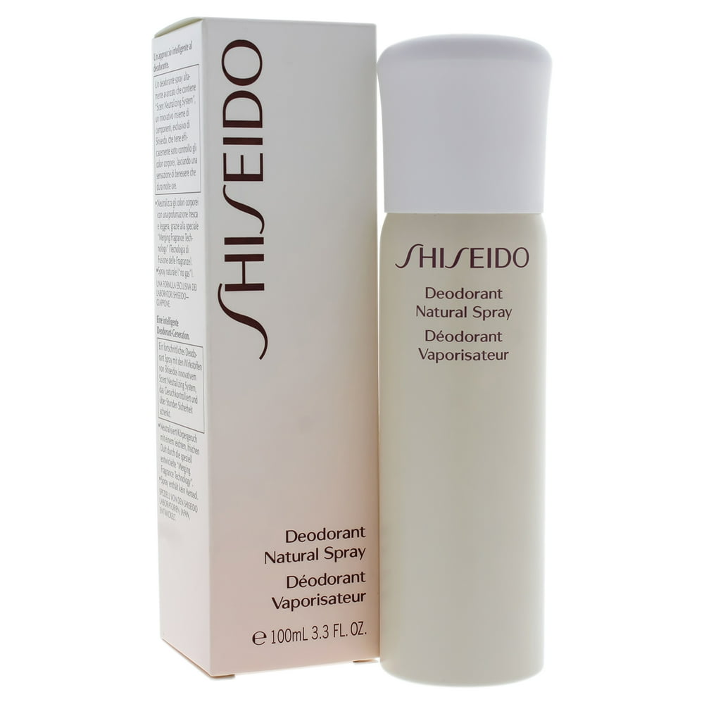Shiseido Deodorant Natural Spray by Shiseido for Unisex 3.3 oz