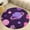 Flannel, variant on Cute Astronauts Space Adventure Round Area Rugs for Bedroom Living Room, 4FT Soft Indoor Circle Carpets, Carpet Home Decor Floor Mat