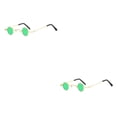 thumbnail image 1 of Sonducket Lentes de CA Gafas de sol de metal Marco Gafas decorativas Gafas Type2 NO2, 1 of 6