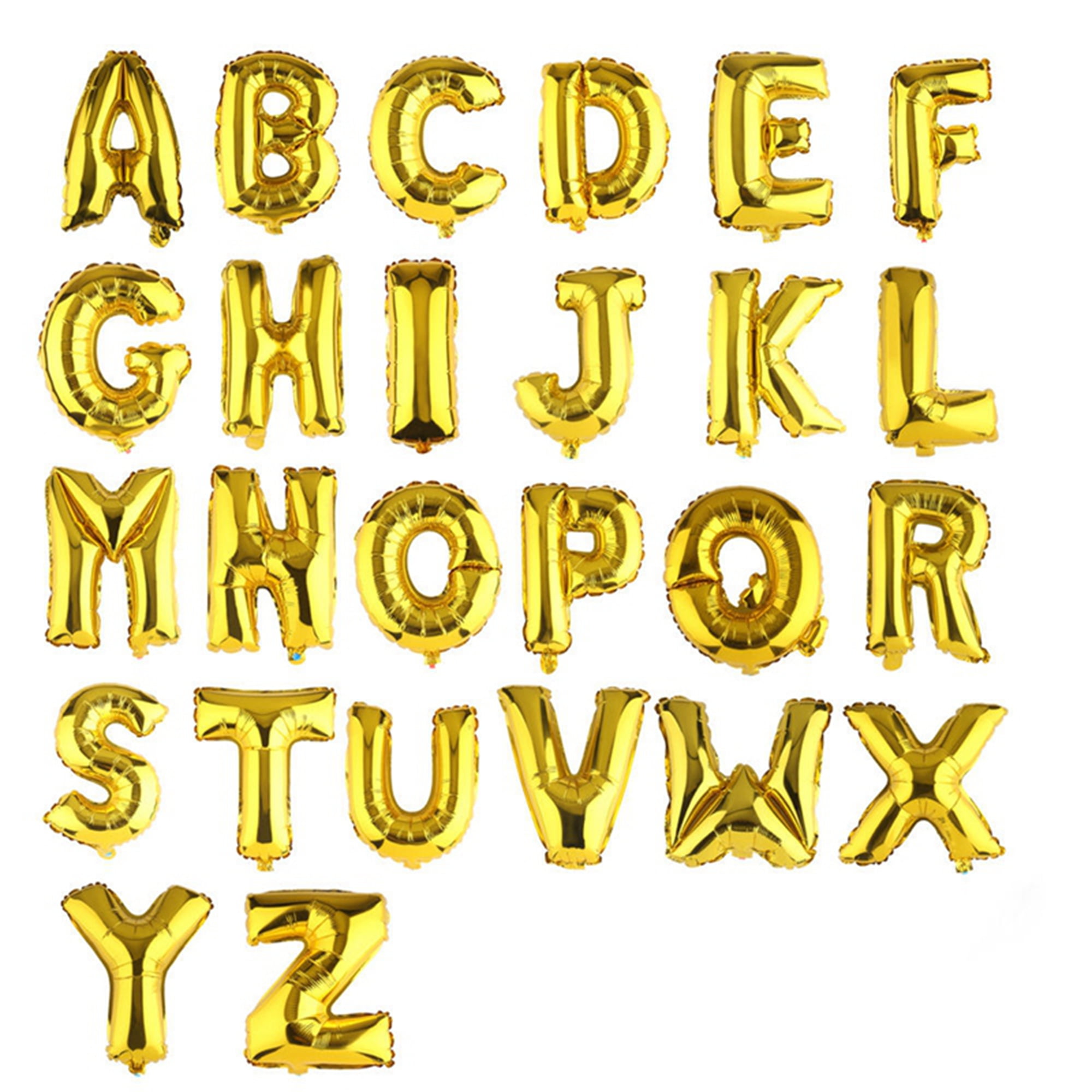 ROSE GOLD Silver 16/" Alphabet Letter Number A-Z Foil Balloons NAME PARTY WEDDING