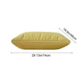 thumbnail image 2 of Tarmeek PP Cotton Pillow Insert for Sleeping, 650g Low Profile Quilted Pillow with Yellow Cover, Soft and Supportive Bed Pillow for Side and Back Sleepers, 29x19 Inch, 2 of 6