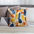 thumbnail image 6 of Colorful And Grey Abstract Art Artwork Pillow Covers,Colorful And Grey Abstract Art Artwork Throw Pillow Covers 24"×24" ,Living Room Sofa Couch Pillow Covers,Decorative Pillow Covers, 6 of 7