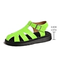 thumbnail image 6 of DIVVce Woven Platform Gladiator Sandals For Women Open Toe Adjustable Buckle Comfort Footwear, 6 of 8