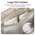 thumbnail image 5 of BAGSMART Ita Bag for Women, Travel Duffel Bag with Wet Pocket, Carry on Weekender Bags, Water Resistant Workout Bag Sports Gym, Pink, 5 of 8