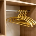 thumbnail image 6 of Lenkho Non‑Slip Plastic Clothes Hangers with Notches, Space‑Saving Heavy‑Duty Garment Hangers, Anti‑Slip Shoulder Notched Hangers for Shirts, Pants, Dresses & Closet Storage, 6 of 6